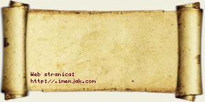 Isidor Stojaković vizit kartica